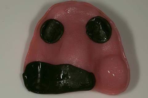 Figure 24. Maxillary special tray with greenstick stops to allow accurate location of the tray and giving space for the alginate.
