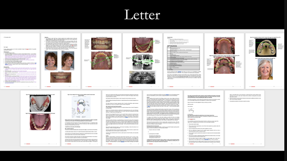 Figure 10 Treatment plan letter for this patient.