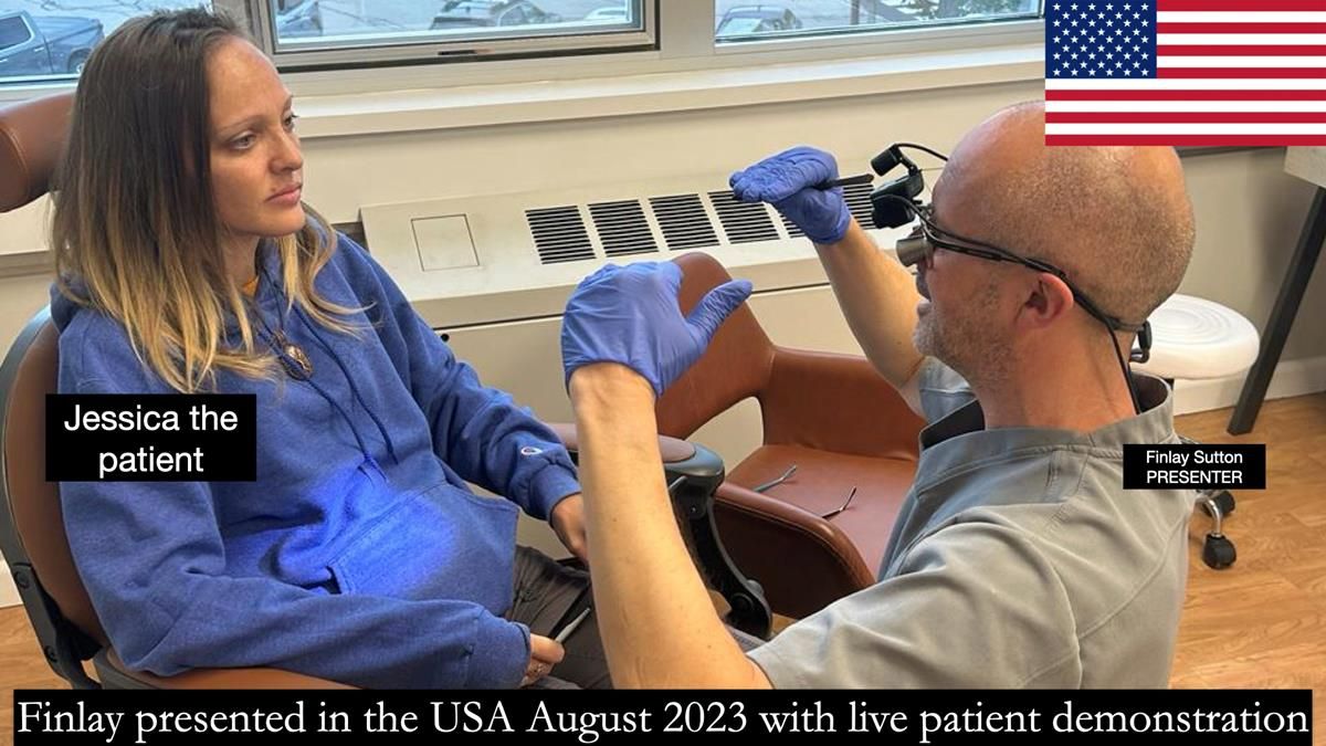 Newsletter 56 showing the making and fitting of a bilateral free end saddle upper removable partial denture (RPD) for patient with pemphigus