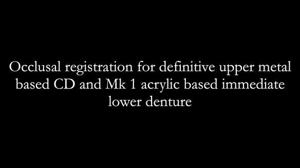 Newsletter 82 Mary - A complete upper and a one-tooth gasket denture