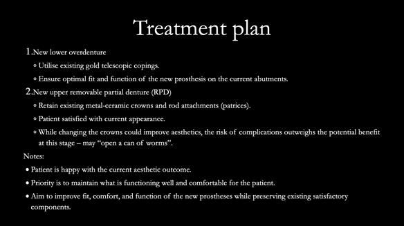 Newsletter 76: Jackie’s case – Telescopic overdenture & precision RPD (the tricky truth!)