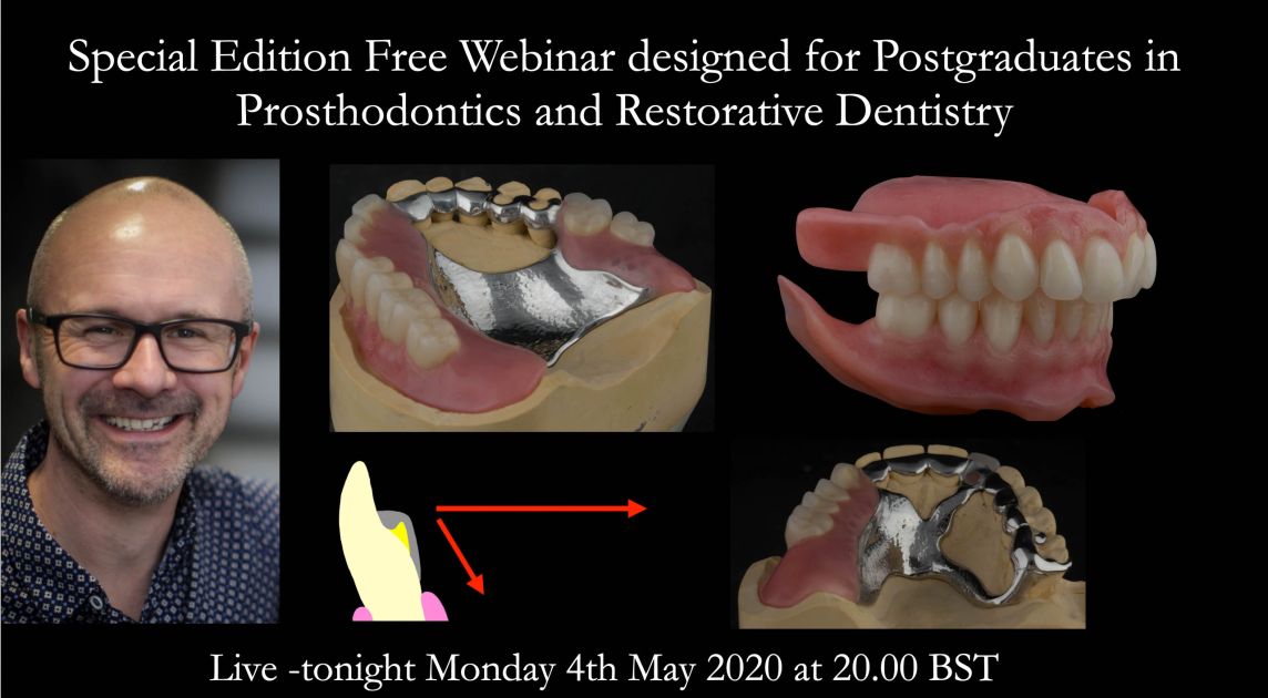 Special Edition Free Webinar designed for Postgraduates in Prosthodontics and Restorative Dentistry