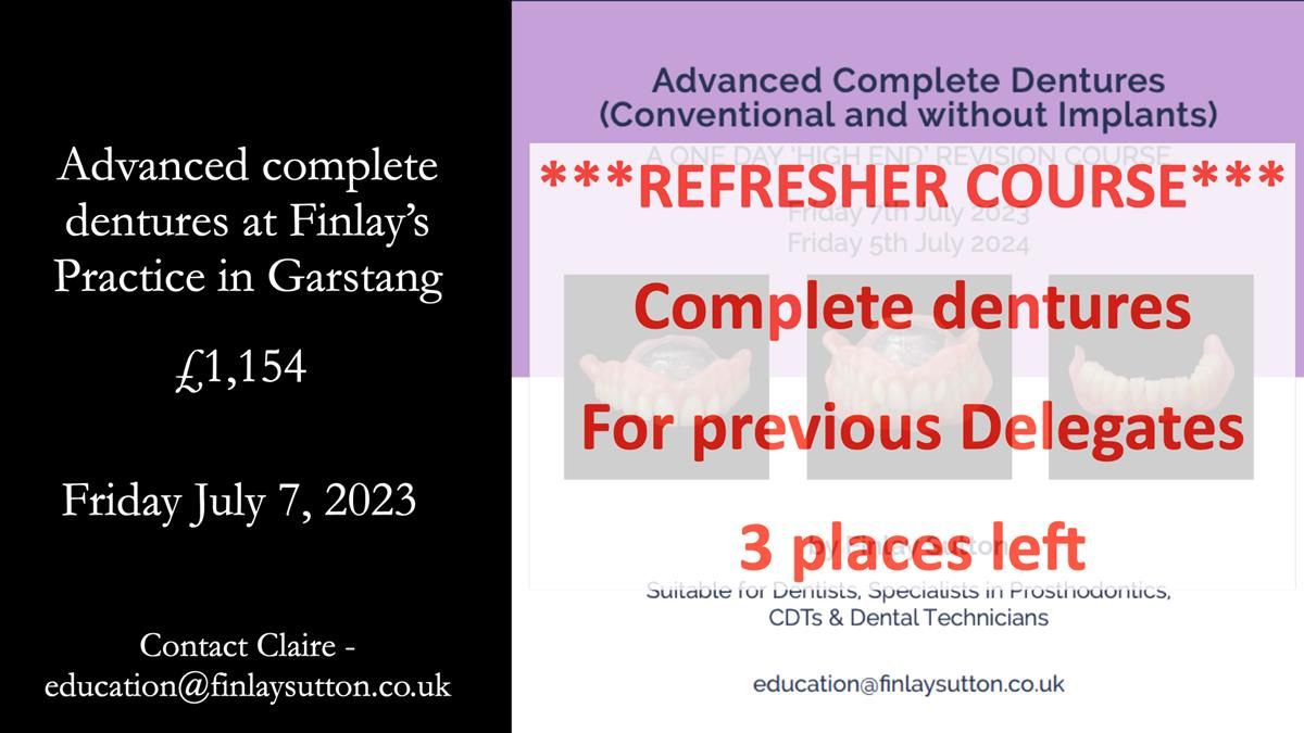 Newsletter 52 Managing Jo’s failing dentition with extractions and Mk 1/Mk 2 complete upper dentures and lower partial dentures FULL PROTOCOL