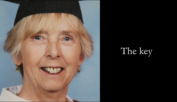 Figure 65 The patient wanted her new denture to look like this "but finer". This was the photograph used when carving the wax rim