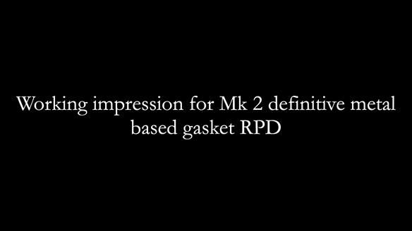 Newsletter 82 Mary - A complete upper and a one-tooth gasket denture