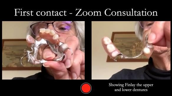 It gives me thoughts of what the patient would like and their dental situation. I find the patients are more relaxed because they are at home, rather than in the clinic. It's a great introduction and establishes a good rapport. It also eliminates time was