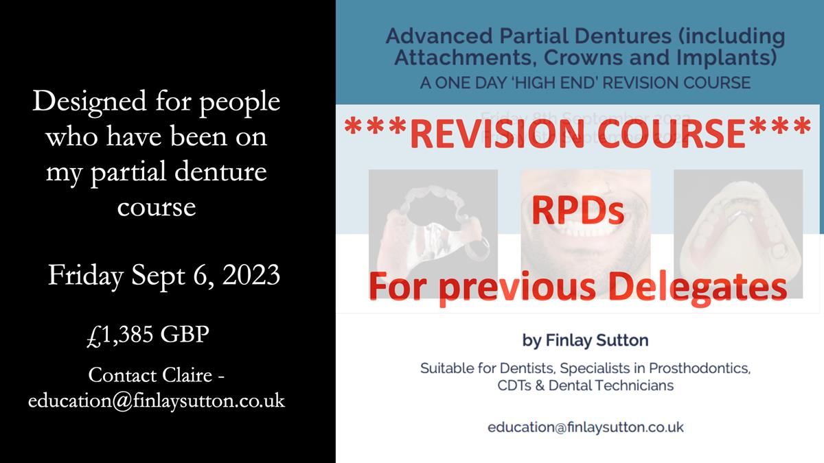 Finlay's Newsletter 63 Case study provision of metal based Scandinavian RPD - functional 10 years on