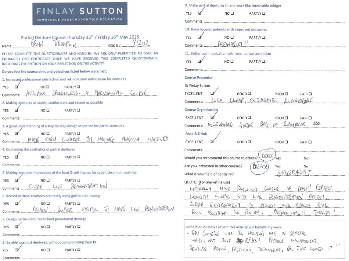 Bryn's Feedback from RPD day