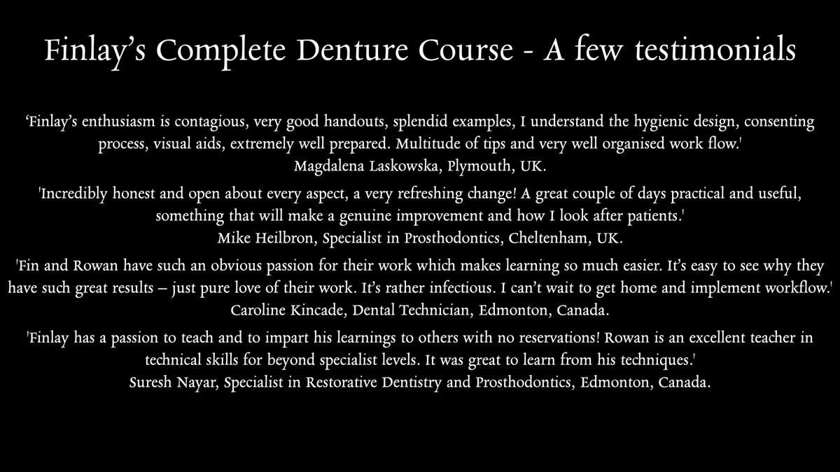 Newsletter 75: Marion’s case - Step-by-step complete denture workflow