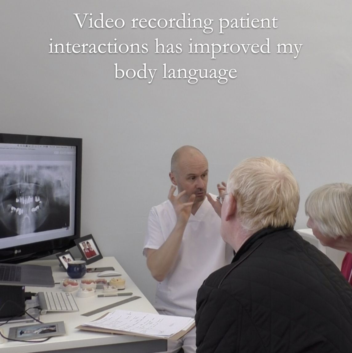 Watching my body language with patients