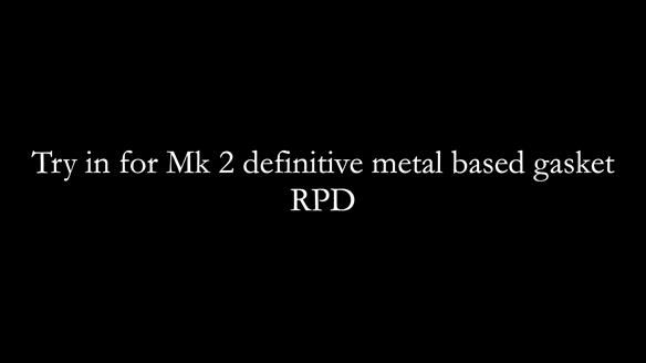 Newsletter 82 Mary - A complete upper and a one-tooth gasket denture