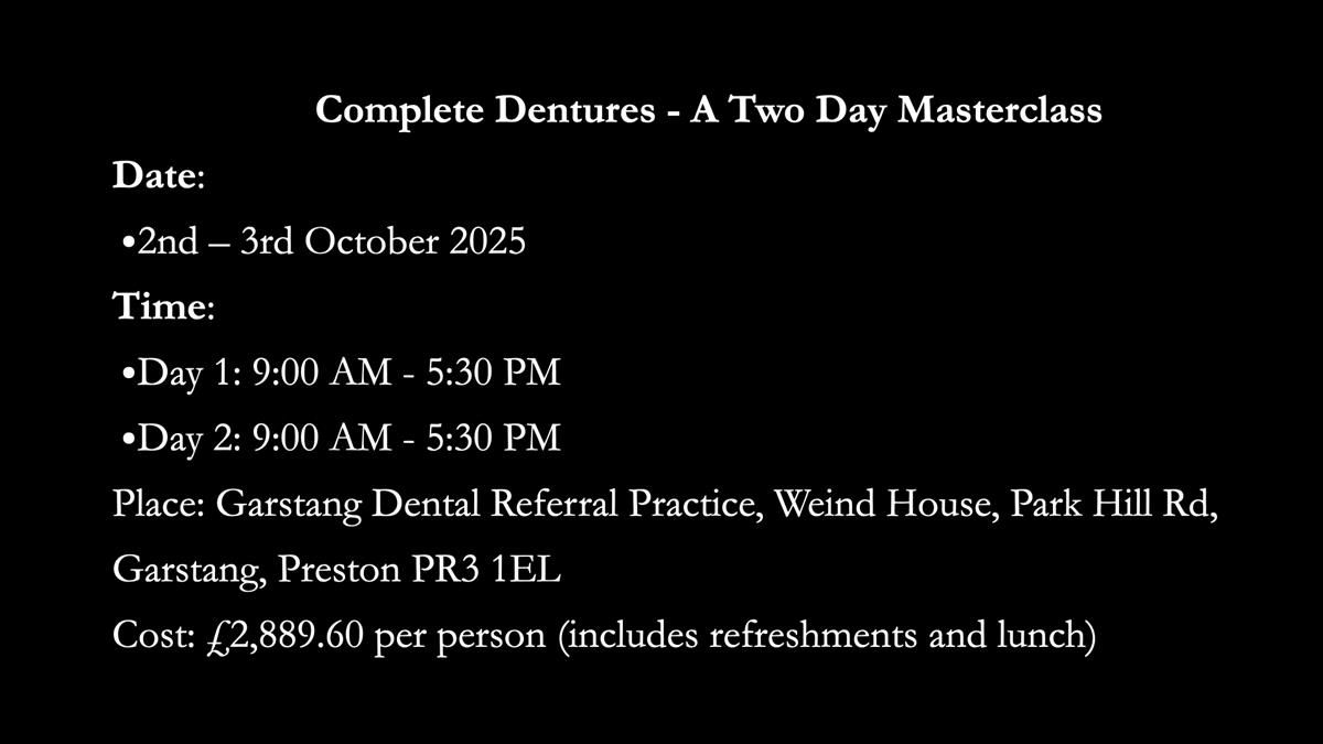 Newsletter 77: Jeremy’s case – immediate complete upper denture
