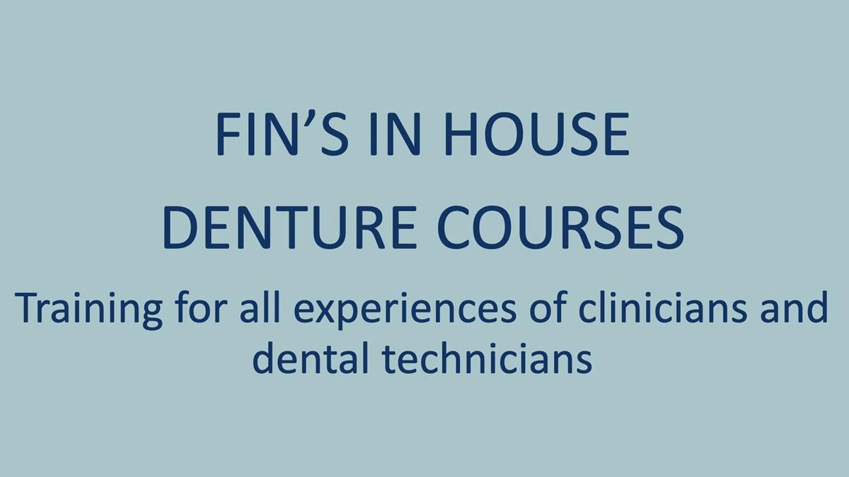 Newsletter 80 - Gordon’s dentures: the one case in 1,000 where my technique failed