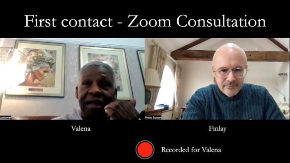 Newsletter 53 showing the making and fitting of ultra life-like dentures for Valena