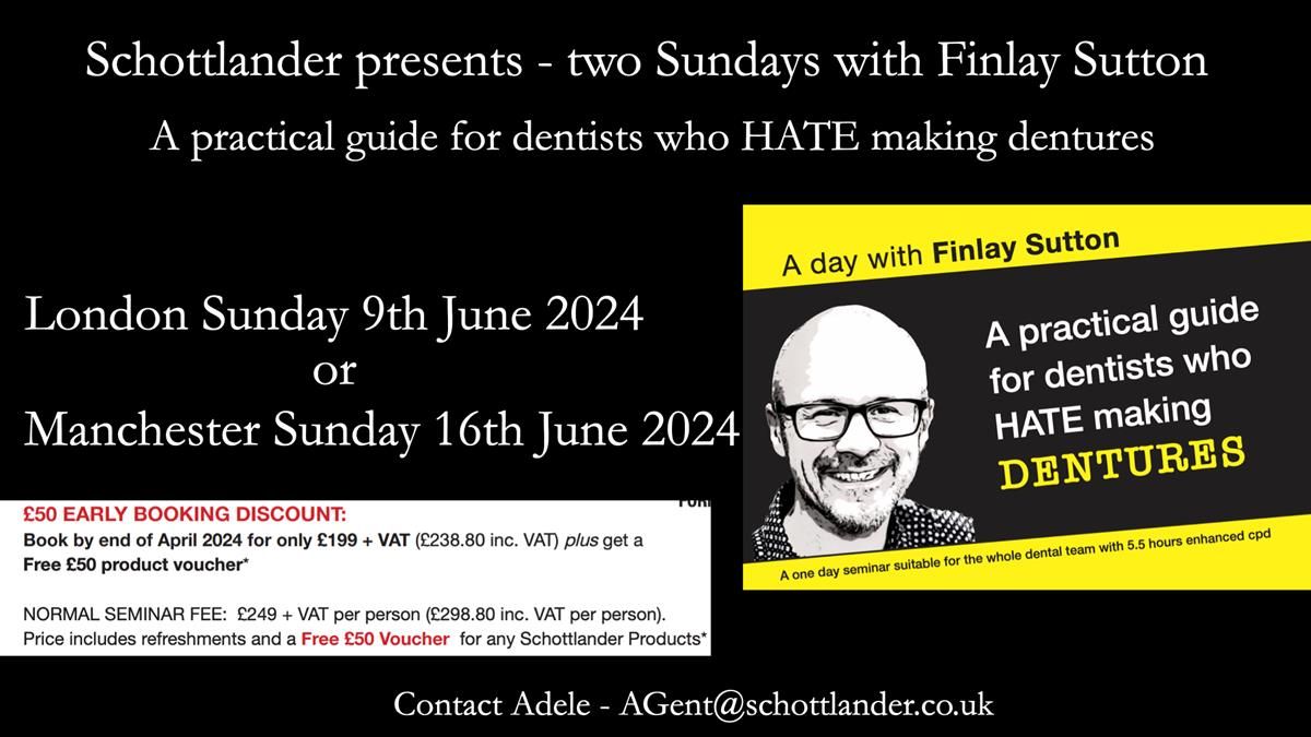 Finlay's Newsletter 61 provision of a lower unilateral free end saddle metal based partial denture for Joyce
