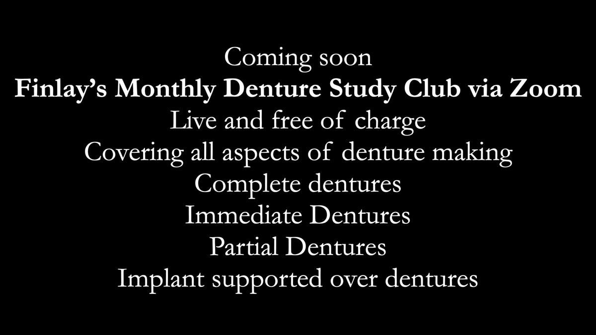 Finlay's Newsletter 61 provision of a lower unilateral free end saddle metal based partial denture for Joyce