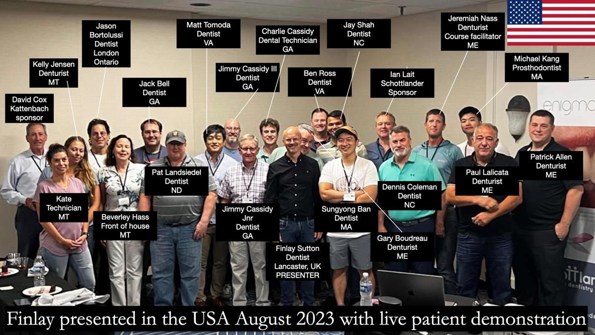Newsletter 57 showcases the making and fitting process of implant-supported complete dentures for Alisdair