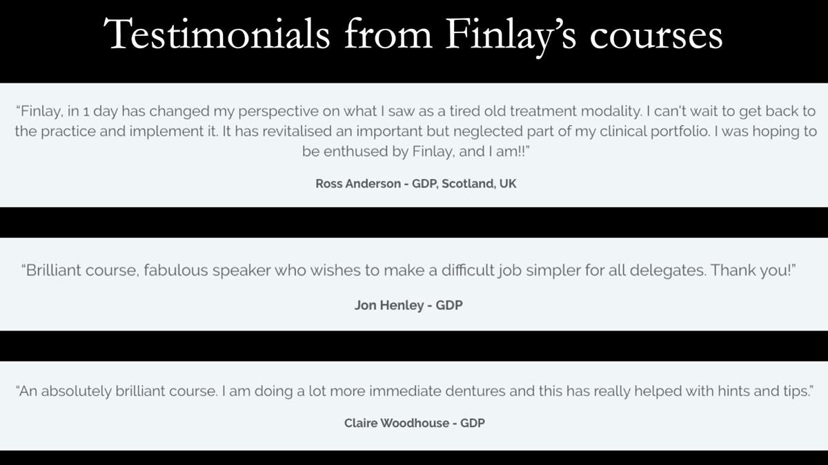 Finlay's Newsletter 59 Ultra hard partial dentures made for Gill