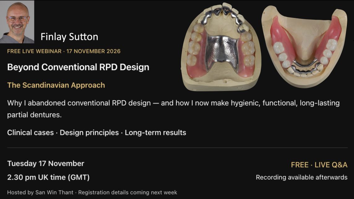 Free Live Webinar – Beyond Conventional RPD Design: The Scandinavian Approach
