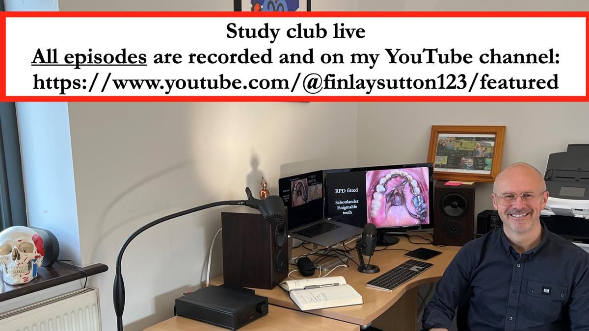 Newsletter 80 - Gordon’s dentures: the one case in 1,000 where my technique failed