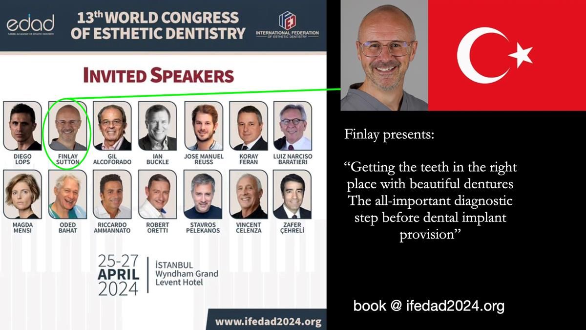 Newsletter 57 showcases the making and fitting process of implant-supported complete dentures for Alisdair