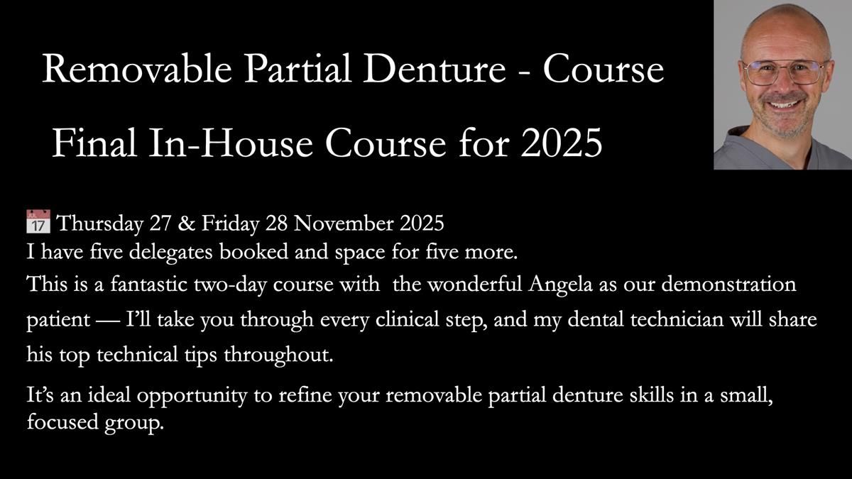 Newsletter 82 Mary - A complete upper and a one-tooth gasket denture