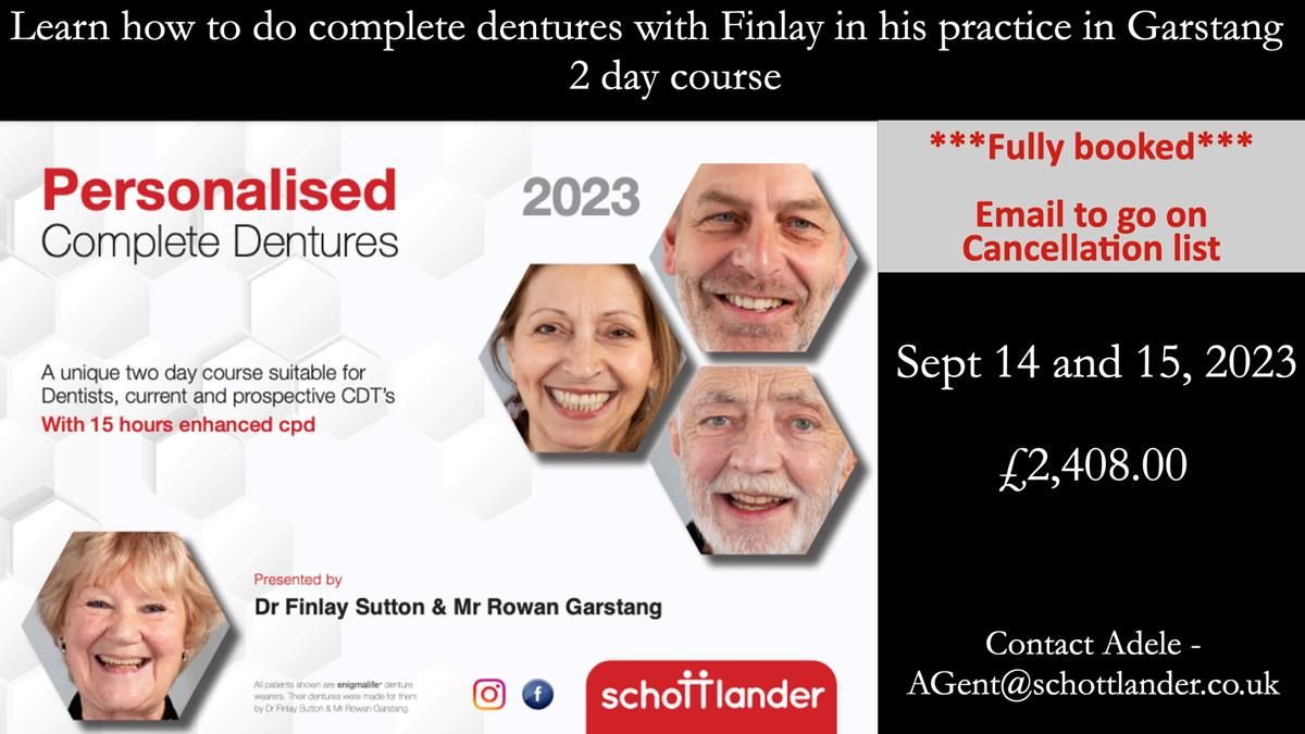 Newsletter 52 Managing Jo’s failing dentition with extractions and Mk 1/Mk 2 complete upper dentures and lower partial dentures FULL PROTOCOL