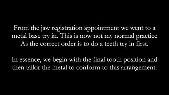 Finlay's Newsletter 63 Case study provision of metal based Scandinavian RPD - functional 10 years on