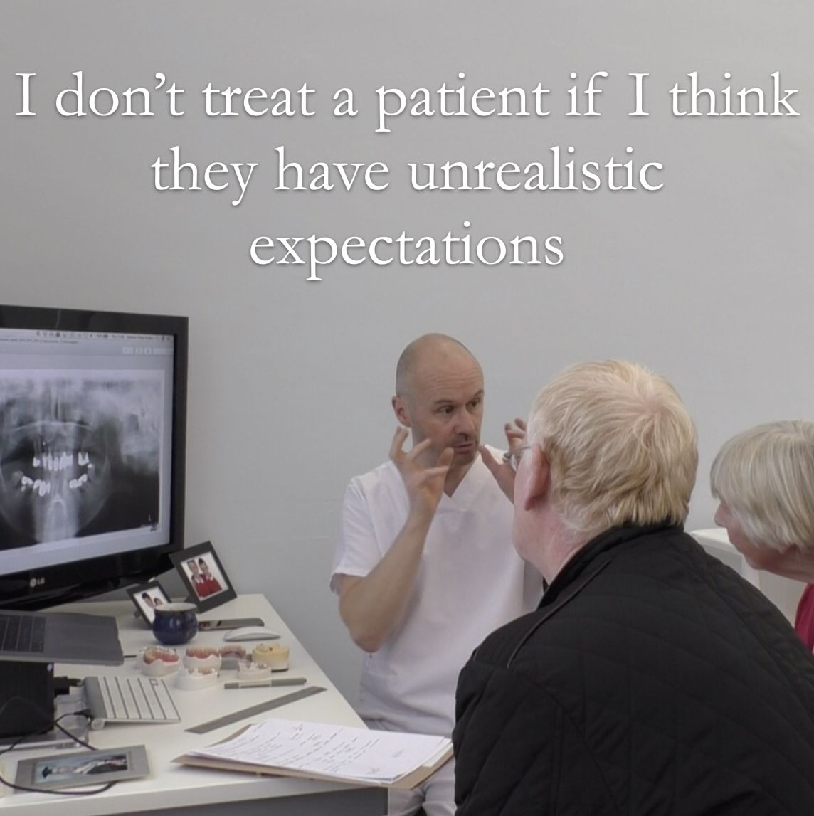 Don’t treat the patient if you don’t want to
