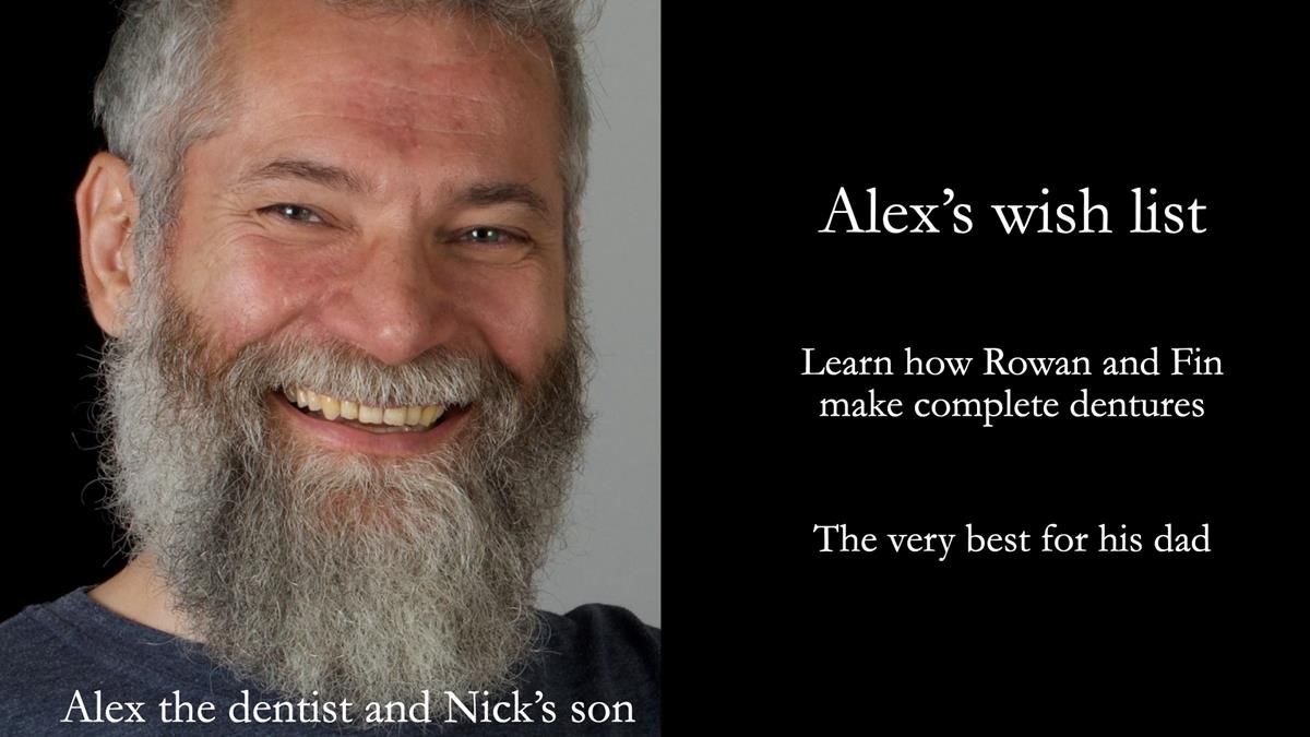 Fin’s Newsletter 88 — Complete dentures - full protocol… he rearranged his own teeth!