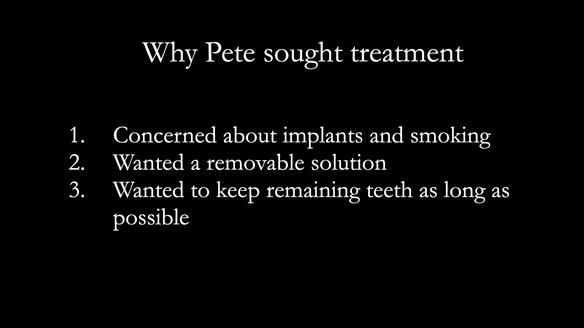 Newsletter 86 Peter the Architect — precision removable partial dentures case study