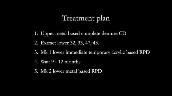 Newsletter 82 Mary - A complete upper and a one-tooth gasket denture