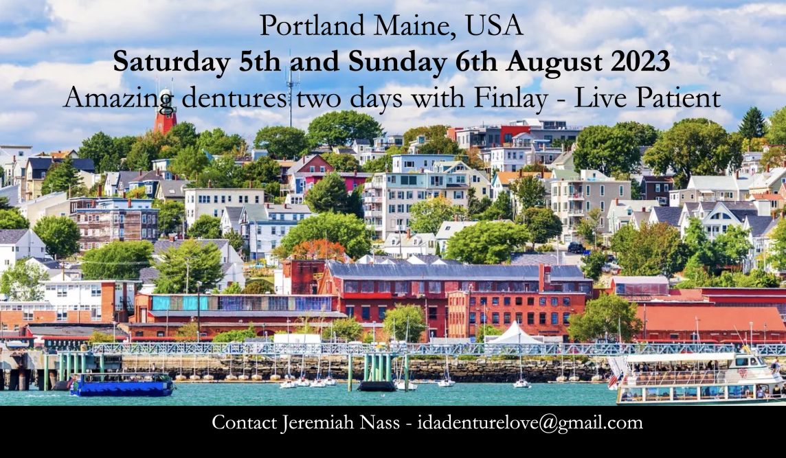Amazing Dentures - Two days with Finlay in Portland, Maine, USA 5 - 6 Aug 2023